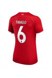 Liverpool Thiago Alcantara #6 Jalkapallovaatteet Naisten Kotipaita 2023-24 Lyhythihainen